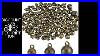100pcs Mini Jingle Bell Vintage Bronze Small Elliptical Antique Brass Bell For Crafts And Christmas