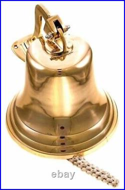 10 Brass Bell Wall Door Hanging Bell Big Size Home Office Wall Decoration Gift
