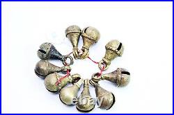 10 Pcs Vintage Jingle Crotal bells /Sleigh Bells Heavy Duty Brass Home Decor S3