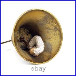 11-Inch Rustic Heavy Duty Brass Nautical Ship Bell Decorative & Functional