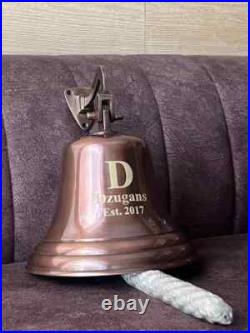11 Large Nautical Ship's Boat Bell Solid Brass Marine Maritime Wall decor WD05