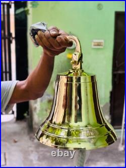 11 Large Nautical Solid Brass Ship's Bell Marine Maritime Wall Boat Decor GIFT