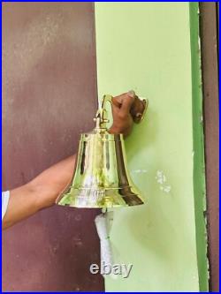 11 Large Nautical Solid Brass Ship's Bell Marine Maritime Wall Boat Decor GIFT