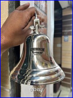 11 Large Solid Brass Nautical Ship's Bell Marine Maritime Wall Decor