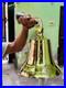 11 Large Vintage Nautical Solid Brass Ship Bell Marine Maritime Wall Boat Decor