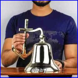 11 Nautical Antique Brass Anchor Ship Boat Wall Hanging Door Bell Occasion Gift