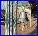 11 Nautical Hanging Door Decor Nickel Maritime Brass Ship Bell Wall Mounted