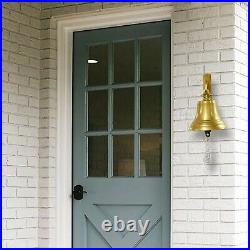 11 Solid Brass Ship Bell Features Sturdy Bracket Door Bell Wall Mountable J