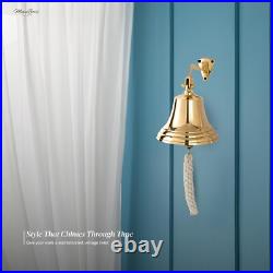 11 Super Loud Solid Brass ship Bell, Large Nautical Brass bell Heavy
