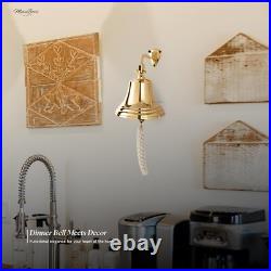 11 Super Loud Solid Brass ship Bell, Large Nautical Brass bell Heavy