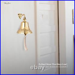 11 Super Loud Solid Brass ship Bell, Large Nautical Brass bell Heavy