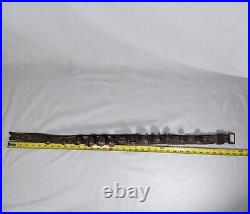 12 Antique Brass Petal Sleigh Bells On A Leather Strap #0, 1, 2 Joseph Shipman