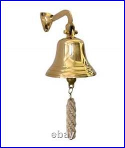 14 Large Nautical Personalized Brass Ship Door Bell Engraved Wall Hanging Gift
