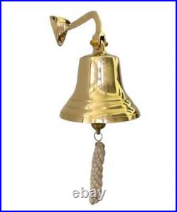 14 Large Nautical Personalized Brass Ship Door Bell Engraved Wall Hanging Gift