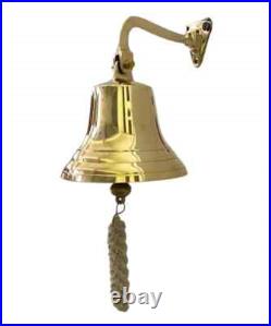 14 Large Nautical Personalized Brass Ship Door Bell Engraved Wall Hanging Gift