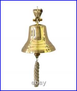 14 Large Nautical Personalized Brass Ship Door Bell Engraved Wall Hanging Gift