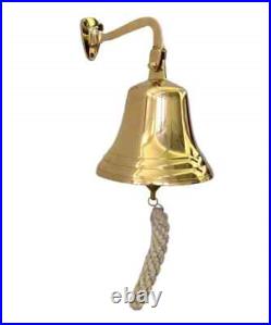 14 Large Nautical Personalized Brass Ship Door Bell Engraved Wall Hanging Gift