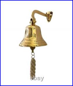 14 Large Nautical Personalized Brass Ship Door Bell Engraved Wall Hanging Gift