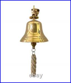 14 Large Nautical Personalized Brass Ship Door Bell Engraved Wall Hanging Gift