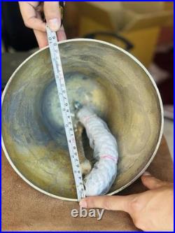 14 Nautical Antique Brass Ship Bell Large Hanging Door Bell with Wall Mounted