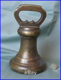 14lb Brass Bell Weight. Victorian