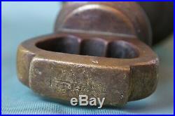 14lb Brass Bell Weight. Victorian