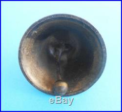 1800's BEAUTIFULL ANTIQUE BRASS SHIP'S BELL size 3.1 x 3.3 PERFECT WORKING
