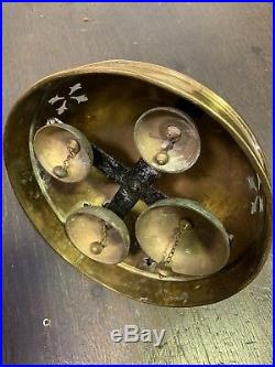 1850s Victorian Brass Bell. Communion/ Sanctuary/ Altar Bells. English