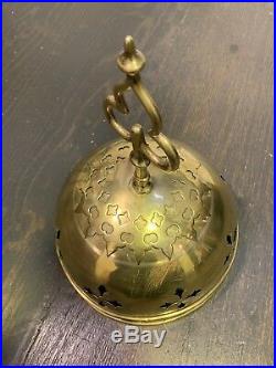 1850s Victorian Brass Bell. Communion/ Sanctuary/ Altar Bells. English