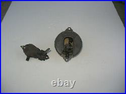 1873 Antique Lever Operted Door Bell Mounted Thru Door VG Condition Nice Ring