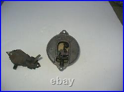 1873 Antique Lever Operted Door Bell Mounted Thru Door VG Condition Nice Ring