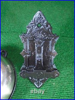 1874 Cast Brass Eastlake Victorian Era Door Bell Bell Works! (42092)
