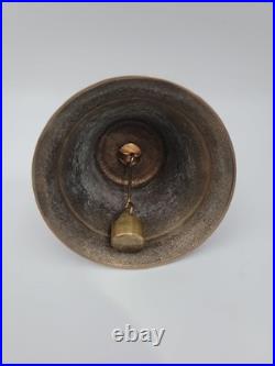 1878 Saignelegier Chiantel Fondeur Brass Bell 5 Rare Center Copper Handle