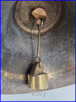 1878 Saignelegier Chiantel Fondeur Brass Bell 5 Rare Center Copper Handle