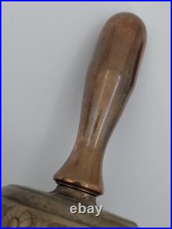 1878 Saignelegier Chiantel Fondeur Brass Bell 5 Rare Center Copper Handle 1878 Saignelegier Chiantel Fondeur Brass Bell 5 Rare Center Copper Handle