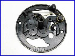 1879 Patent Victorian Bronze Mechanical Gong Door Bell Restored, Working (40008)