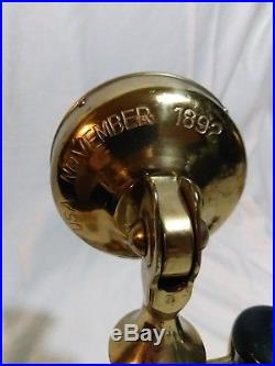 1892 American Bell Telephone Company brass candle stick dial antique 126 years