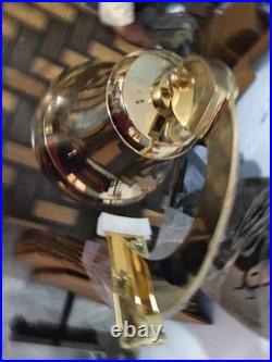 18 Antique Nautical Hanging Door Bell Brass Ship Big Wall Mounted Bracket Gift 18 Antique Nautical Hanging Door Bell Brass Ship Big Wall Mounted Bracket Gift