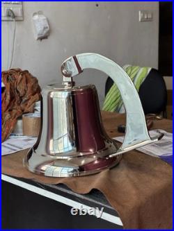 18 Big Vintage Nautical Hanging Brass Door Bell Ship Wall Mounted Bracket Gift