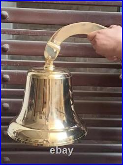 18 Brass Ship Bell Large Nautical Wall Mounted Door Bell Maritime Gift