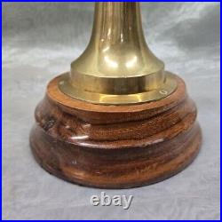 18 Chadburns Liverpool and London Brass Nautical Double Face Bell Collectible