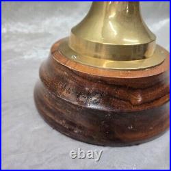 18 Chadburns Liverpool and London Brass Nautical Double Face Bell Collectible