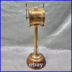 18 Chadburns Liverpool and London Brass Nautical Double Face Bell Collectible