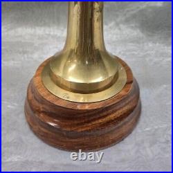 18 Chadburns Liverpool and London Brass Nautical Double Face Bell Collectible