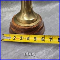 18 Chadburns Liverpool and London Brass Nautical Double Face Bell Collectible