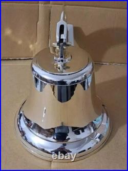 18 Large Brass Chrome Finish Ship Door Bell Nautical Hanging Wall Mounted Gift