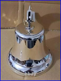 18 Large Brass Chrome Finish Ship Door Bell Nautical Hanging Wall Mounted Gift