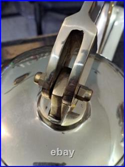 18 Nautical Antique Hanging Brass Ship Door Bell Big Wall Mounted Bracket Gift