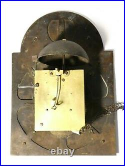 18thC T Richardson Darlington Brass Long Case Clock Dial + Movement + Bell