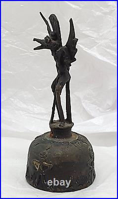 1900s Antique Indonesian Garuda brass bell